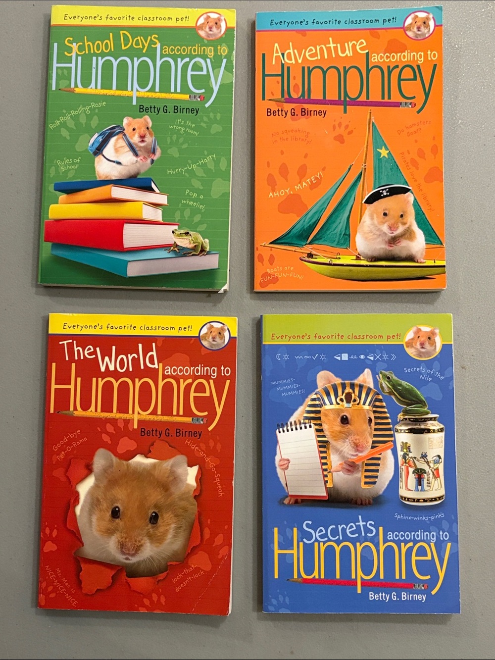 Humphrey Children's 4 Book Set by Betty G. Birney